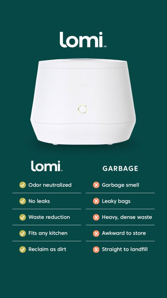 Waste Reduction Lomi Composter Recycler Ad Template