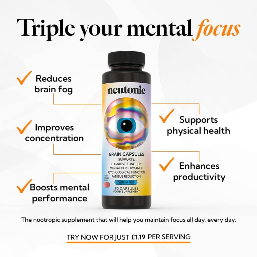 Triple your mental focus Neutonic Brain Capsules Ad Template
