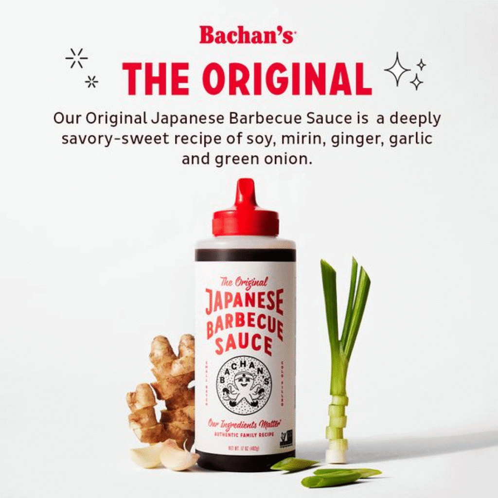 Original japanese barbecue sauce deeply savory sweet recipe Bachans Free Canva Static Ad template